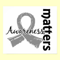 Awareness Matters 7 Brain Tumour posters