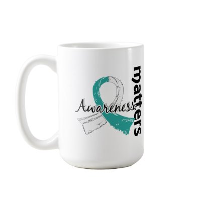 Awareness Matters 7 Cervical Cancer Coffee Mug by awarenessgifts