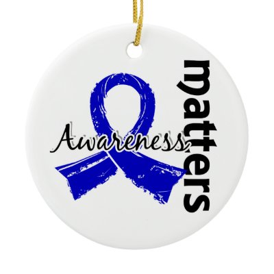 Awareness Matters 7 CFS Christmas Ornaments by awarenessgifts