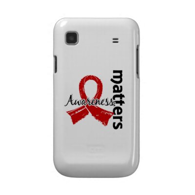 Awareness Matters 7 Heart Disease Samsung Galaxy Cover by awarenessgifts