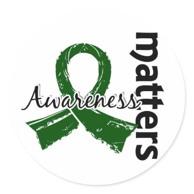 Awareness Matters 7 Liver Cancer Round Sticker by awarenessgifts