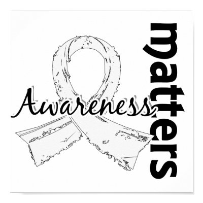 Awareness Matters 7 Lung Cancer Print by awarenessgifts