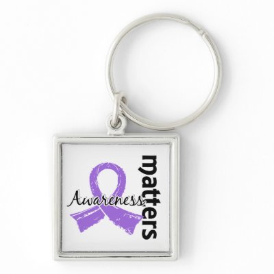 Awareness Matters 7 Lymphoma (Hodgkin's) Key Chain by awarenessgifts