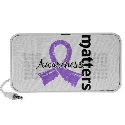 Awareness Matters 7 Lymphoma (Hodgkin's) Portable Speaker by awarenessgifts