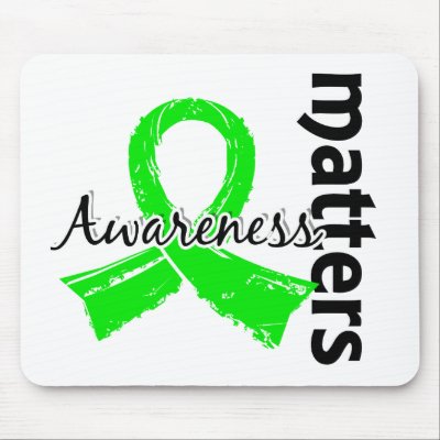 Awareness Matters 7 Lymphoma (Non-Hodgkin's) Mousemat by awarenessgifts