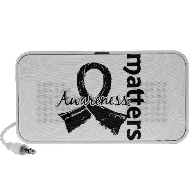 Awareness Matters 7 Melanoma Portable Speakers by awarenessgifts