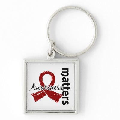 Awareness Matters 7 Multiple Myeloma Key Chains by awarenessgifts