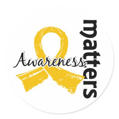 Awareness Matters 7 Neuroblastoma Stickers by awarenessgifts