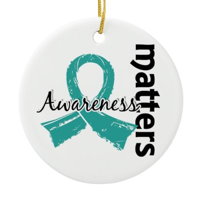 Awareness Matters 7 PCOS Christmas Ornaments by awarenessgifts