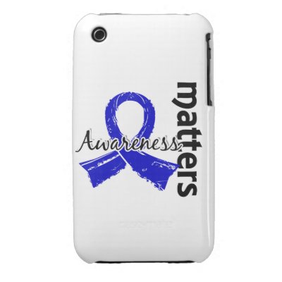 Awareness Matters 7 Rectal Cancer Iphone 3 Case-mate Cases by awarenessgifts