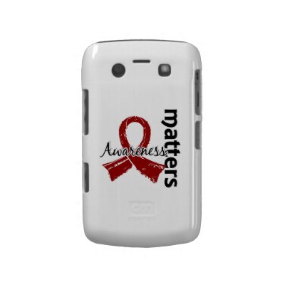 Awareness Matters 7 Sickle Cell Disease Blackberry Bold Case by awarenessgifts