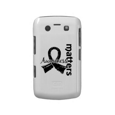 Awareness Matters 7 Skin Cancer Blackberry Cases by awarenessgifts