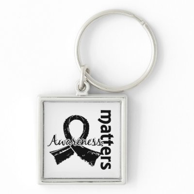 Awareness Matters 7 Skin Cancer Key Chain by awarenessgifts