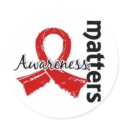 Awareness Matters 7 Stroke Round Stickers by awarenessgifts