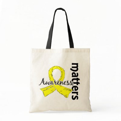 Awareness Matters 7 Testicular Cancer Canvas Bags by awarenessgifts