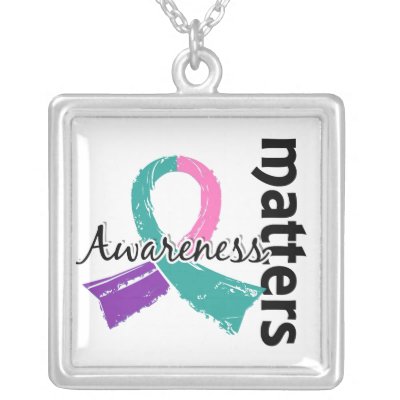 Awareness Matters 7 Thyroid Cancer Necklaces by awarenessgifts