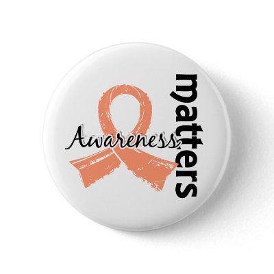 Awareness Matters 7 Uterine Cancer Button by awarenessgifts