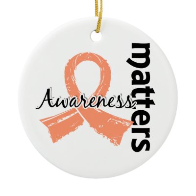 Awareness Matters 7 Uterine Cancer Christmas Ornament by awarenessgifts
