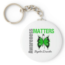 Awareness Matters Butterfly Bipolar Disorder Keychain