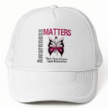 Awareness Matters Throat Cancer Trucker Hat