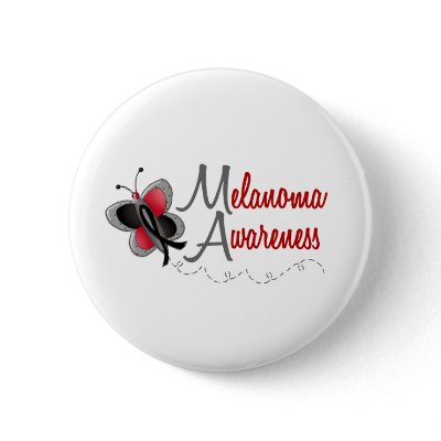 Awareness Melanoma Pinback Buttons by awarenessgifts
