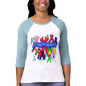 Awareness Ribbons for Universal Health Care t-shirts