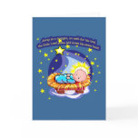 Away in a Manger Christmas Carol T-shirts, Gifts Greeting Card