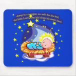 Away in a Manger Christmas Carol T-shirts, Gifts Mouse Pads