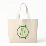 Awen Neon Green Canvas Bags