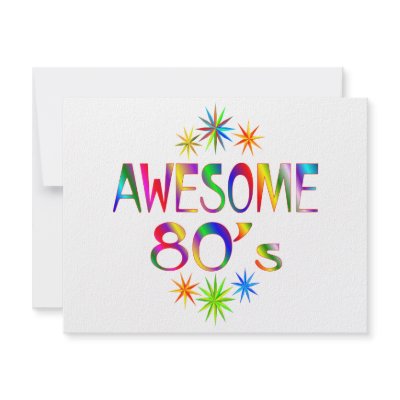 Awesome 80s personalized invitations by TLArnold6