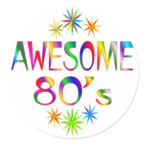 Awesome 80s sticker