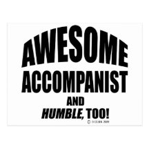 Awesome Accompanist Post Cards