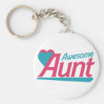 Awesome Aunt Keychain