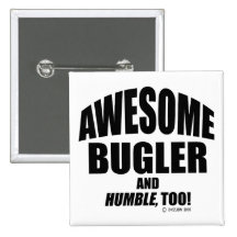 Awesome Bugler Pins