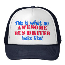 Awesome Bus Driver Mesh Hat