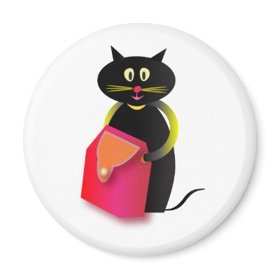 Awesome cats fridge magnets by adellaandmella