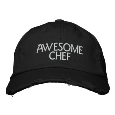 Awesome Chef Embroidered Hats by Ricaso_Ireland