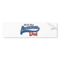 Awesome Dad Bumper Sticker