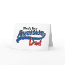 Awesome Dad Greeting Card