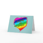 Awesome Design for Gay Dads Greeting Cards