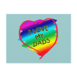 Awesome Design for Gay Dads Postcard