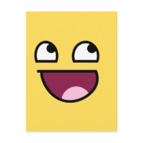 Awesome Face Postcard