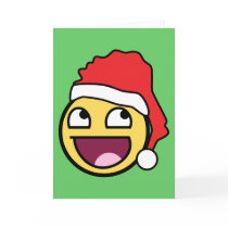 Awesome Face Santa Card