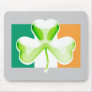 Awesome Glossy Shamrock Mouse Pad
