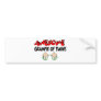 AWESOME GRAMPIE of TWINS Bumper Sticker