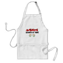 AWESOME GRANDPA of TWINS Apron