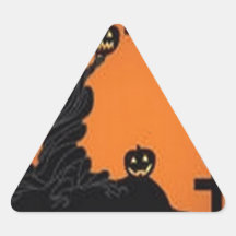 Awesome halloween tree design stickers