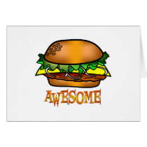 Awesome Hamburger cards