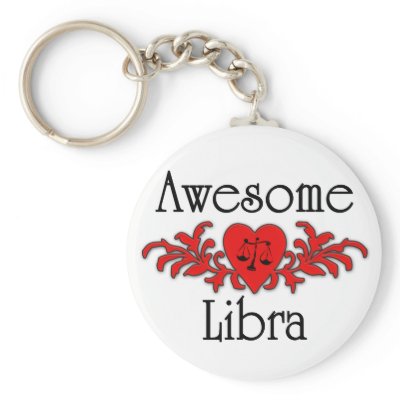 Awesome Libra Key Chain by thebirthdaysite