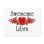 Awesome Libra Post Card